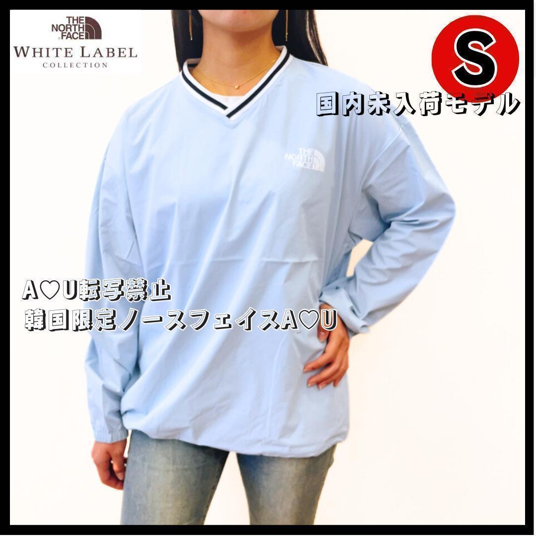 ラスト1点　韓国限定　ノースフェイス　S　ストレッチ　Vネック　Tシャツ　新品トップス