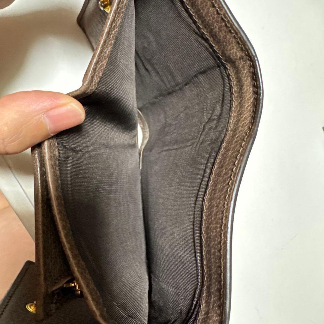 GUCCI GGキャンバス 二つ折り財布