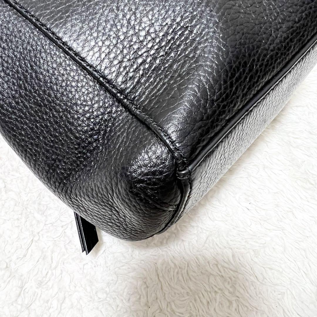 美品 マイケルコース 2way ミニハンド ショルダーバッグ レザー ブラック
