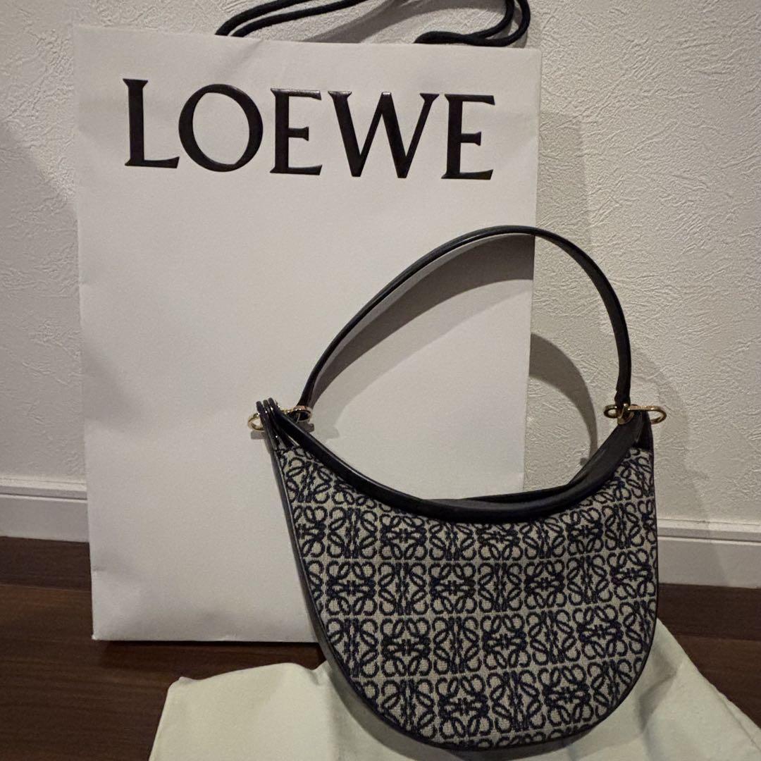 【くらげさん専用】LOEWE ショルダーバッグ キャンバス レザー