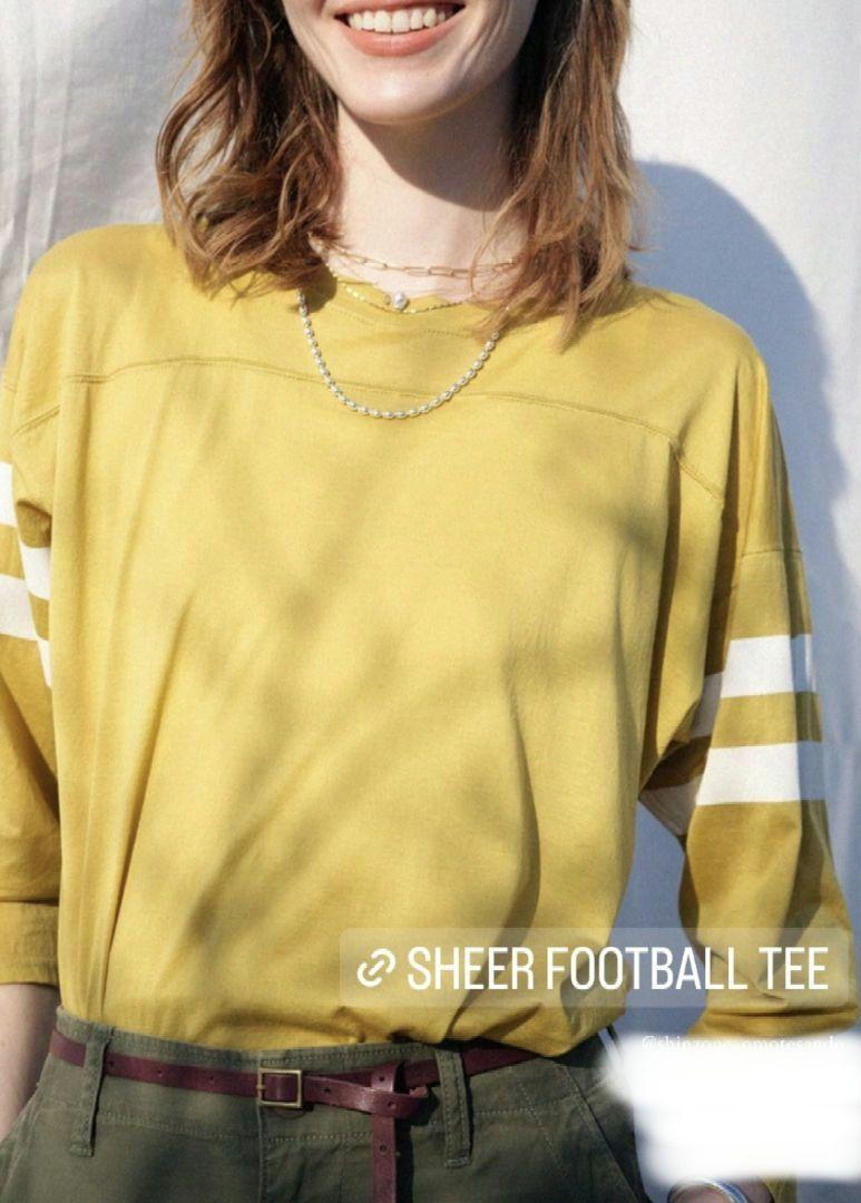 the shinzone/SHEER FOOTBALL TEE/シンゾーン