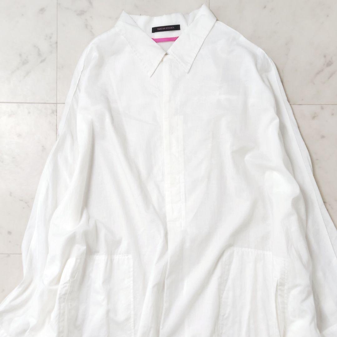 美品✨タケシコサカ Y’s Pink Label オーバーシャツワンピース 綿