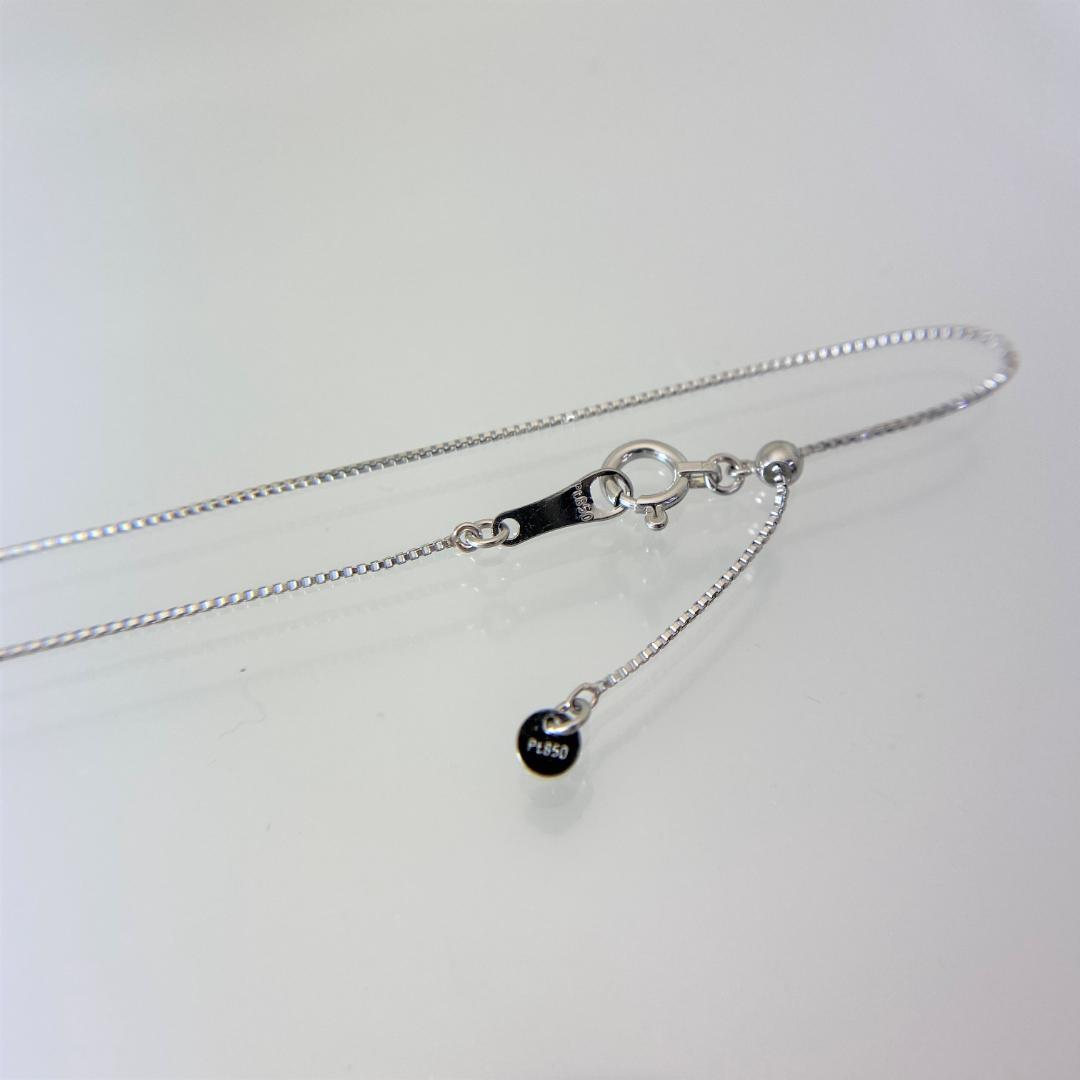 新品 パライバトルマリン ダイヤモンド ネックレス 0.18ct Pt