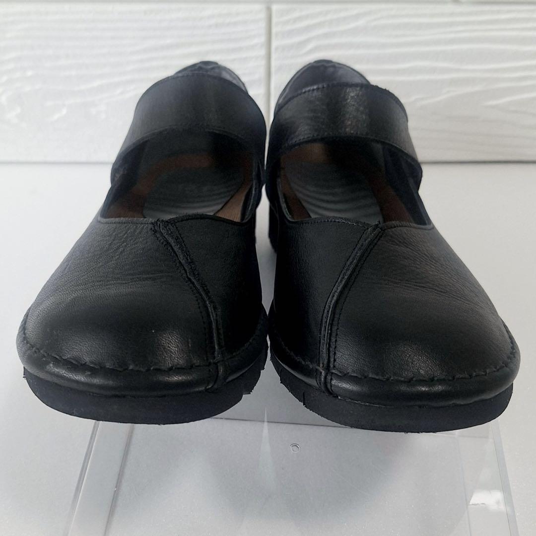 BT1396 【美品】Put's ストラップパンプス レザー 24.0 4E