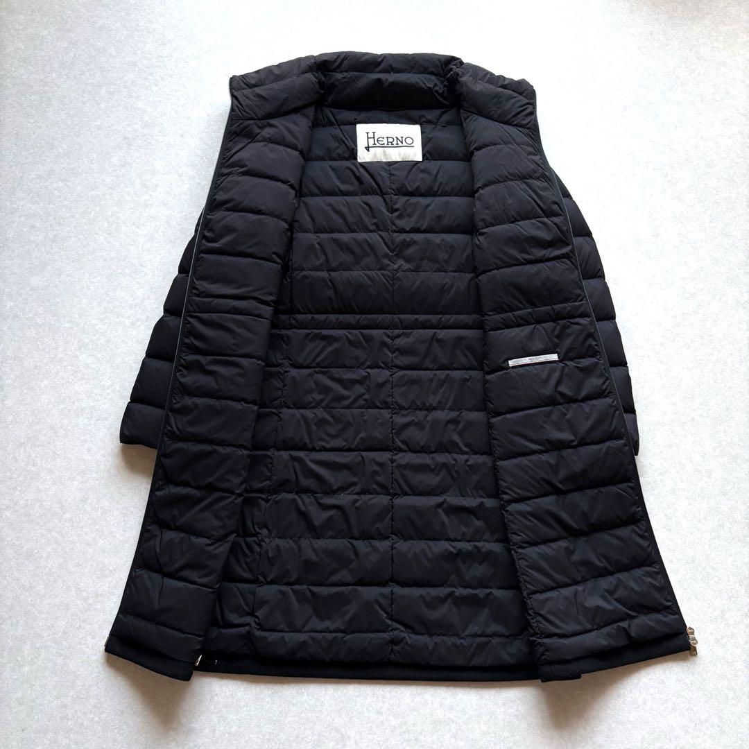 極美品★HERNO｜定価20万 エストネーション 別注 異素材切替 ダウンコート