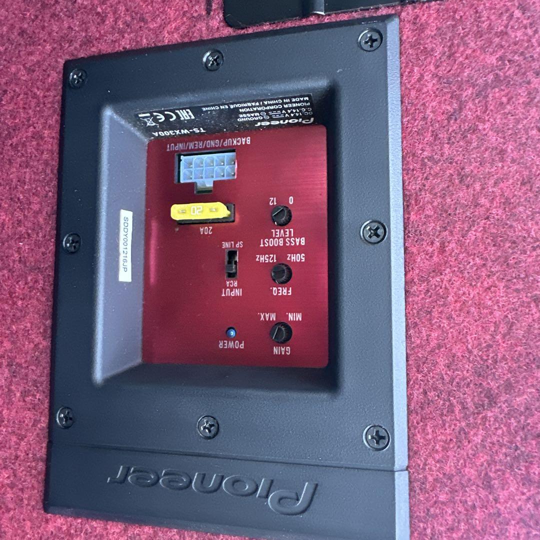 TS-WX300A 280Wアンプ＆30cmウーハー搭載パワードサブウーファー