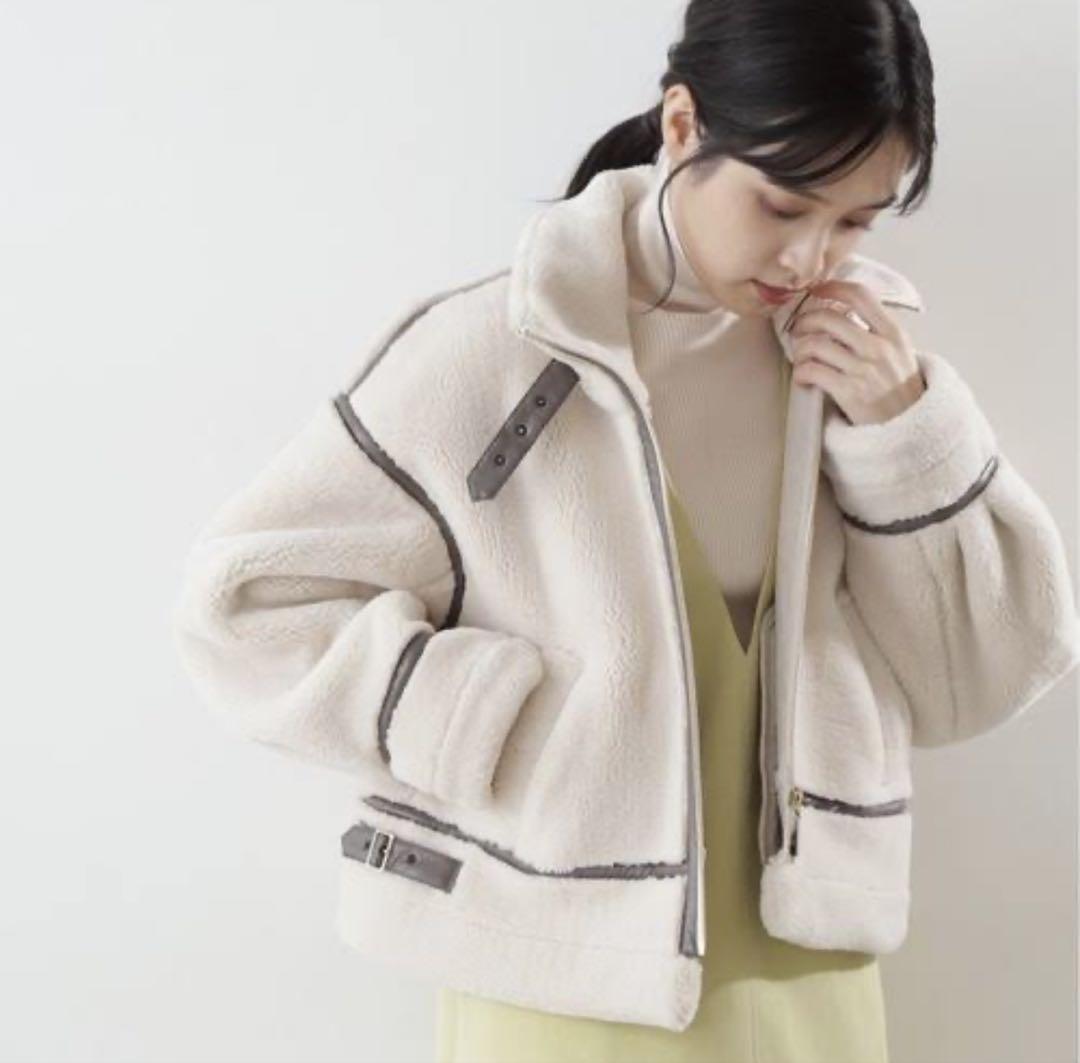 JILLbyJILLSTUART ムートンフライトジャケット