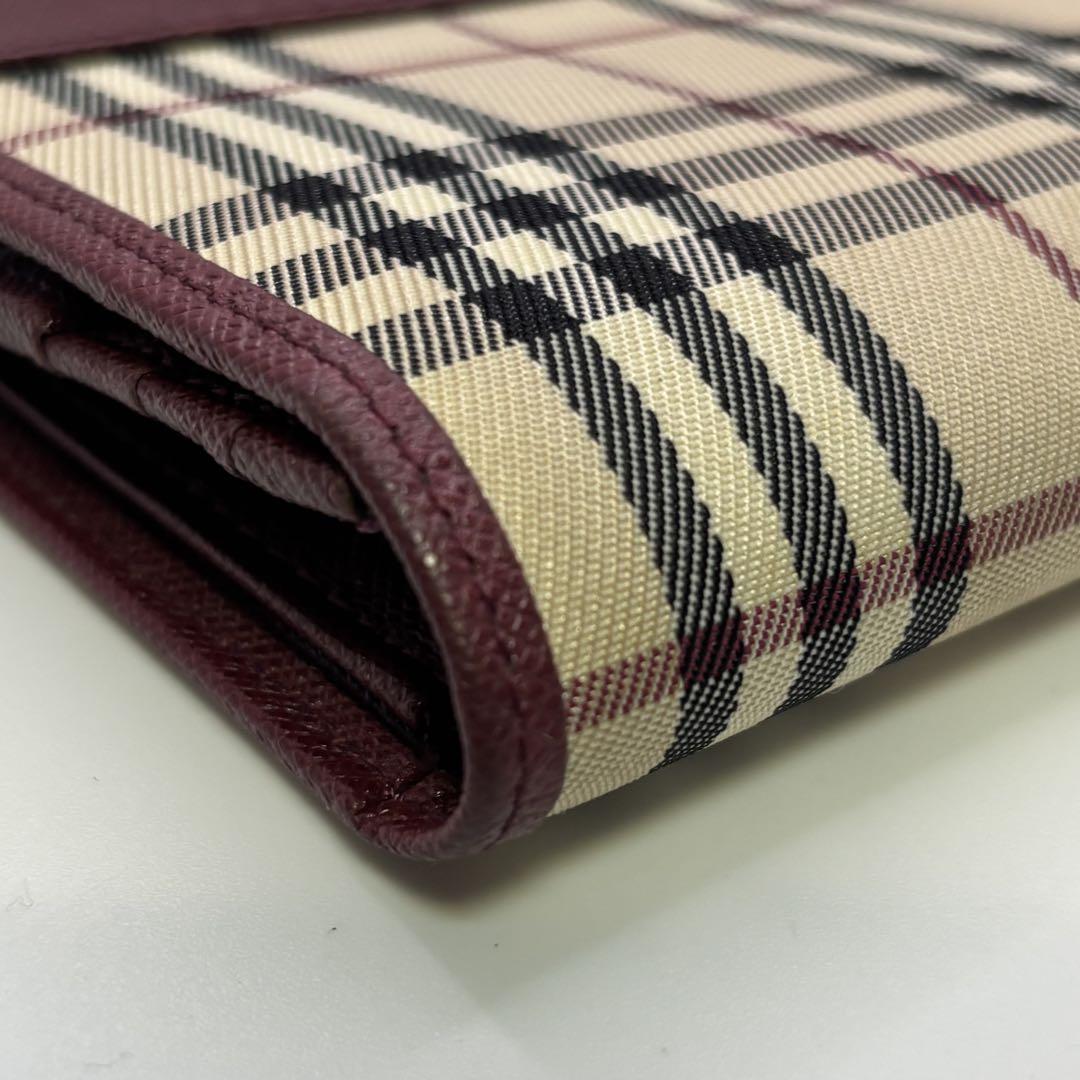 Burberry☆チェック柄 ２つ折り長財布