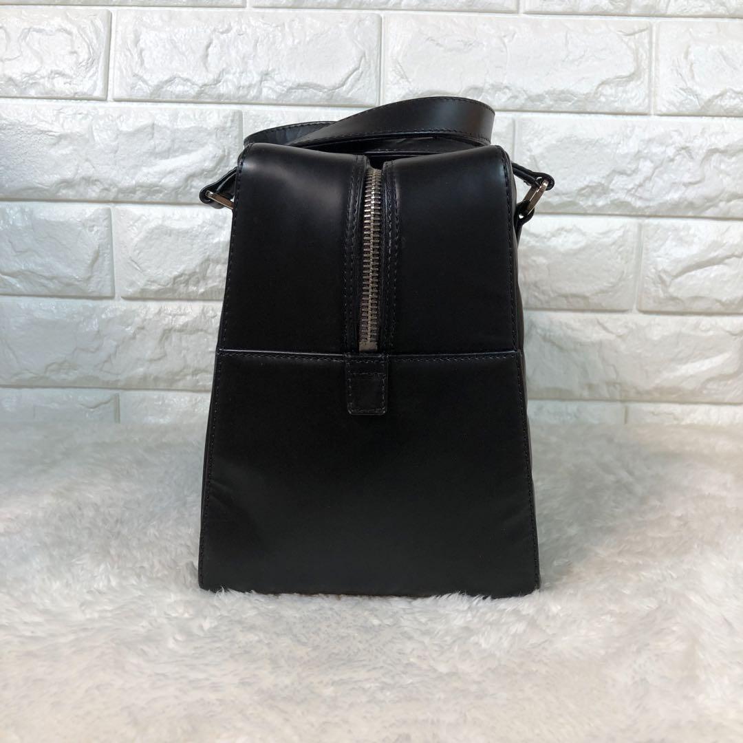 CHANEL ハンドバッグ パテントレザー ココマーク チョコバー ブラック