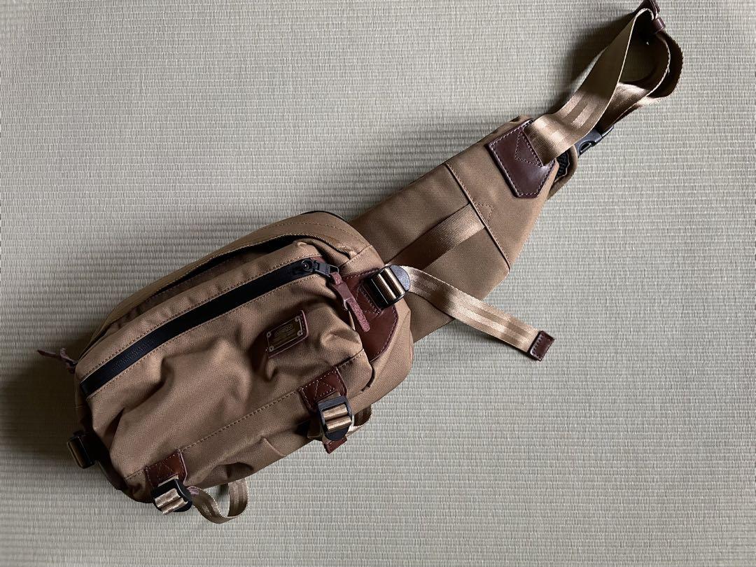 AS2OV アッソブ　CORDURA DOBBY WAISTBAG KHAKI