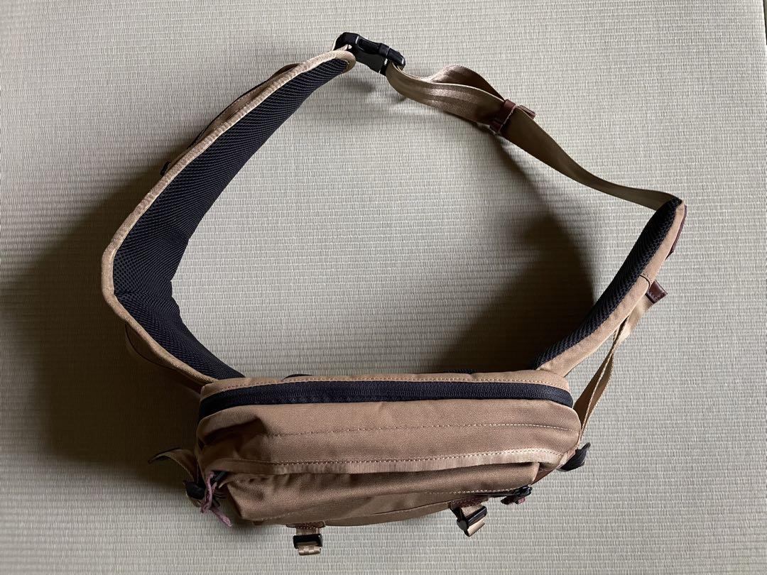 AS2OV アッソブ　CORDURA DOBBY WAISTBAG KHAKI