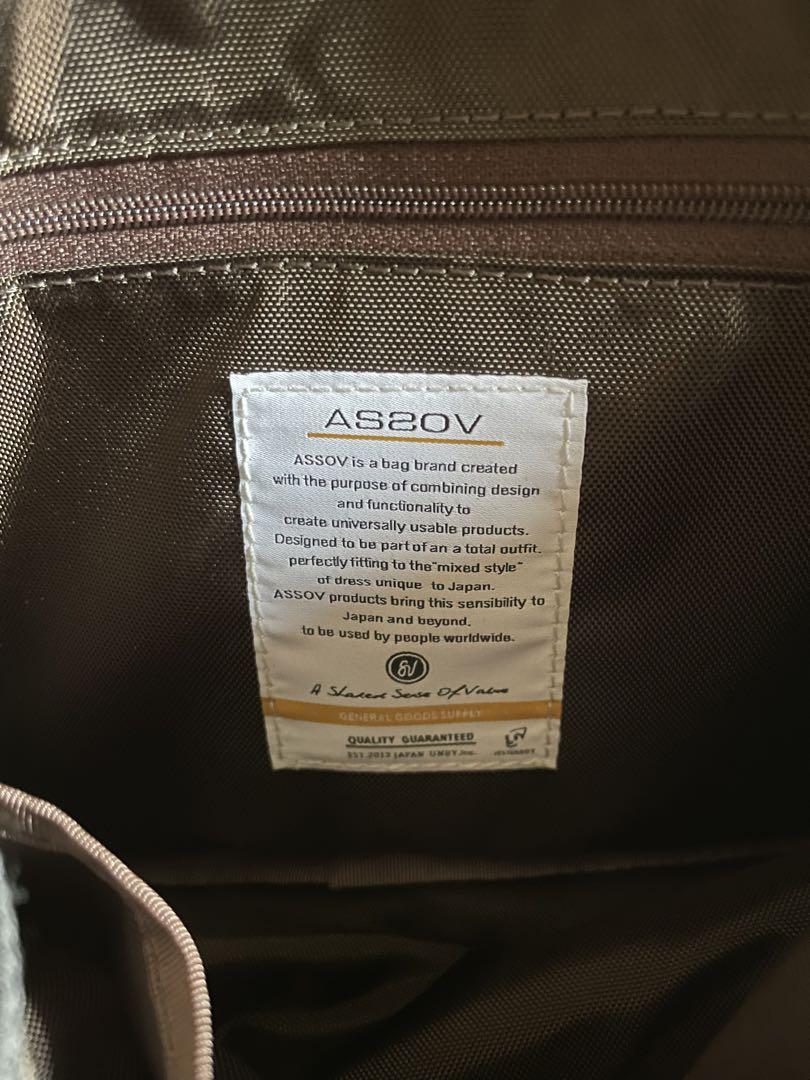 AS2OV アッソブ　CORDURA DOBBY WAISTBAG KHAKI
