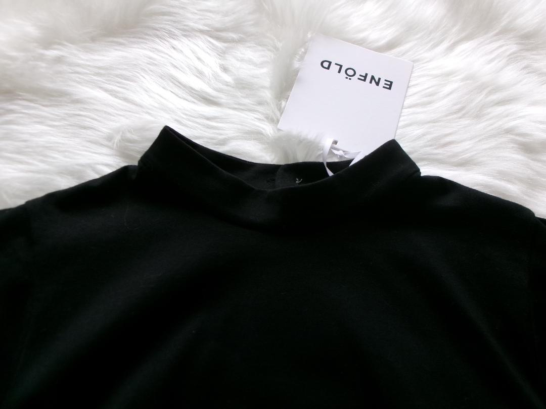 【新品・紙タグ付】ENFOLDのSOLID-SLEEVE PULLOVER