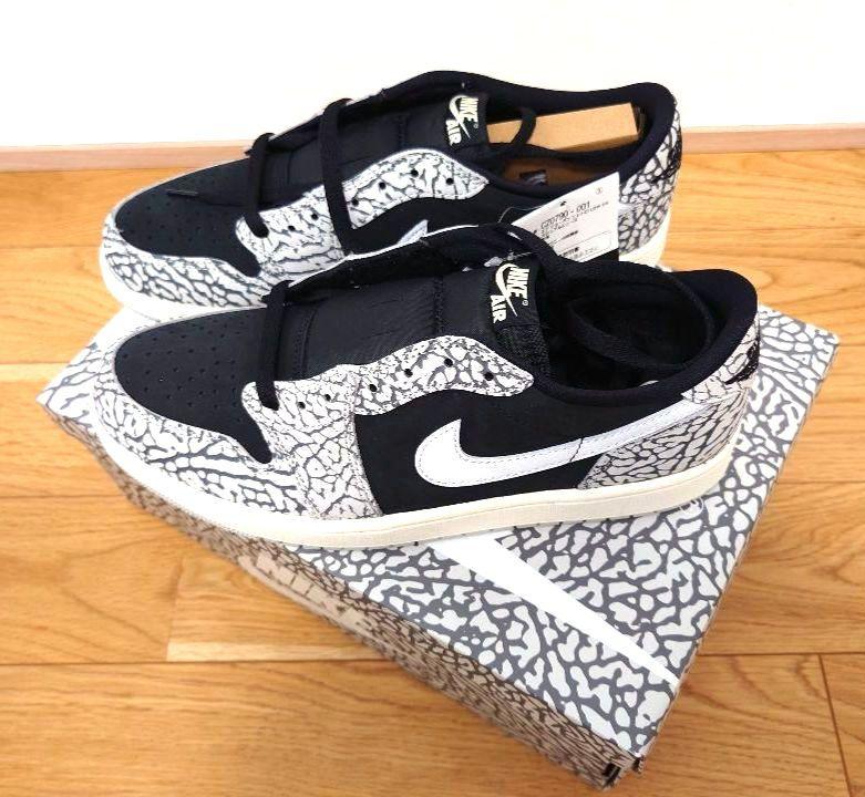 ナイキ エアジョーダン1 low セメント