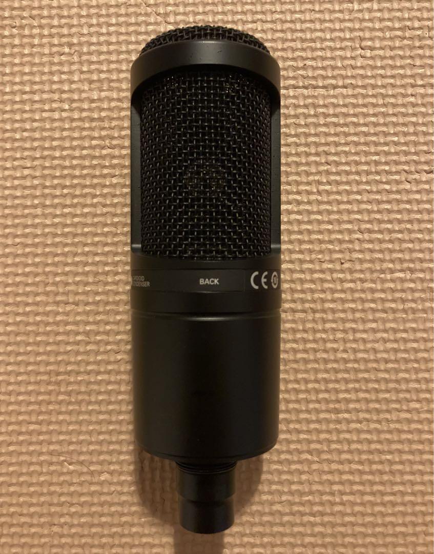 【美品！】audio-technica AT-2020 コンデンサーマイク