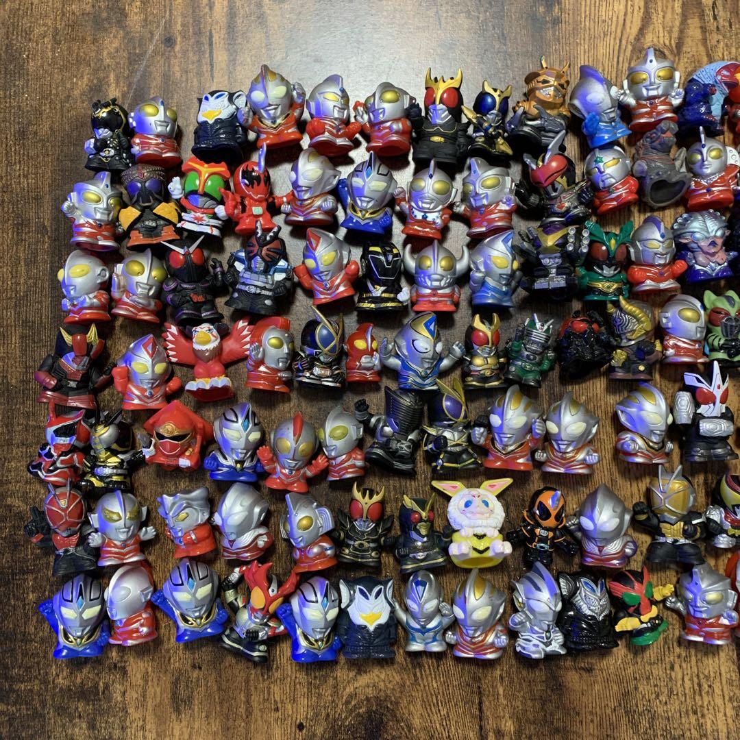 仮面ライダー　指人形人形　ソフビ　90体セット　まとめ売り 仮面ライダー 指人形 大量セット ソフビ まとめ売り プレゼント