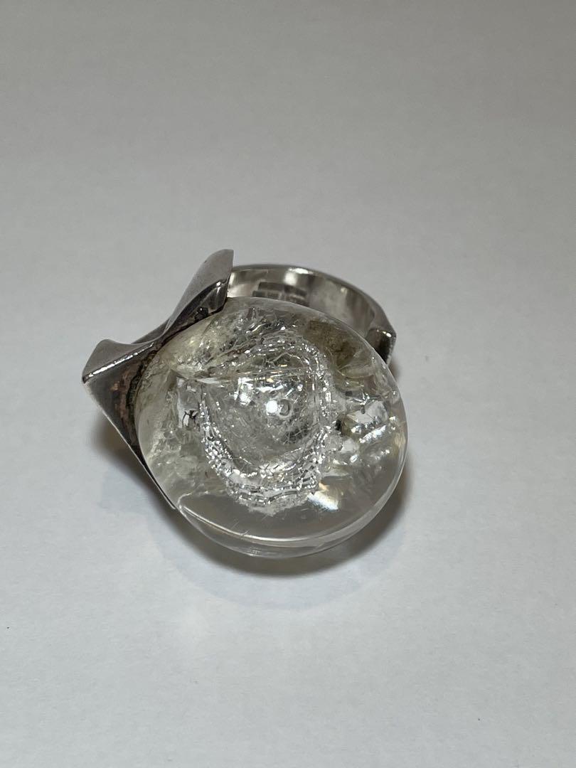 Lapponia ラポーニア　ヴィンテージ　アクリル　シルバーリング