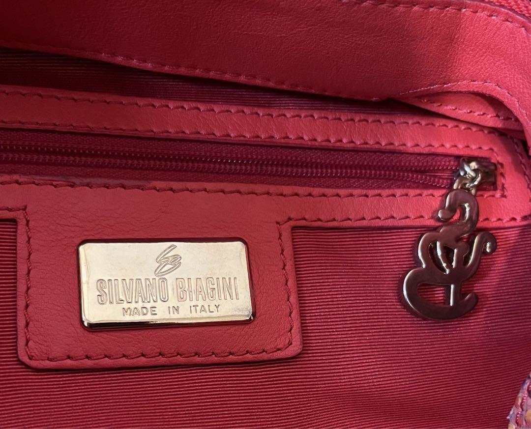 SILVANO BIAGINI ハンドバッグ イタリア製 パイソン 画像2