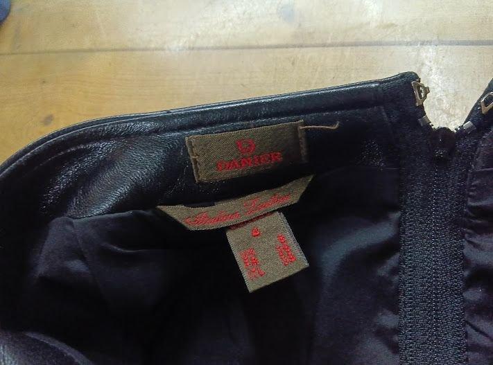 美品★DANIER /ダニエル　ダニエ ◎黒 レザースーツ　S&4サイズ