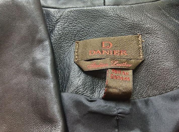 美品★DANIER /ダニエル　ダニエ ◎黒 レザースーツ　S&4サイズ