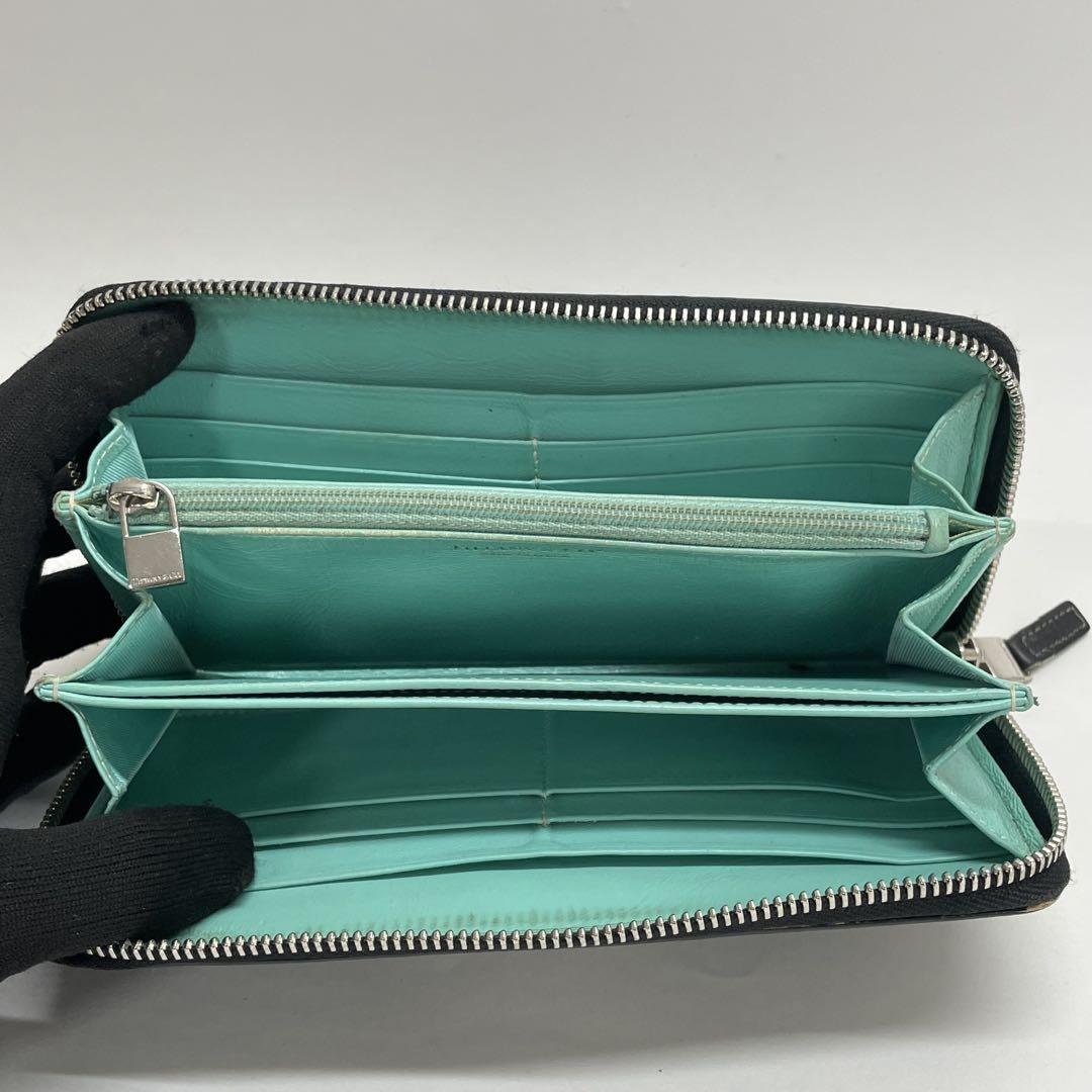 美品✨ティファニー 長財布 ラウンドファスナー レザー ブラック 楽天市場】【財布】TIFFANY&Co. ティファニー ラウンド