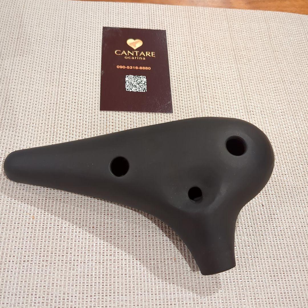 カンターレCANTARE オカリナ黒陶　 4C