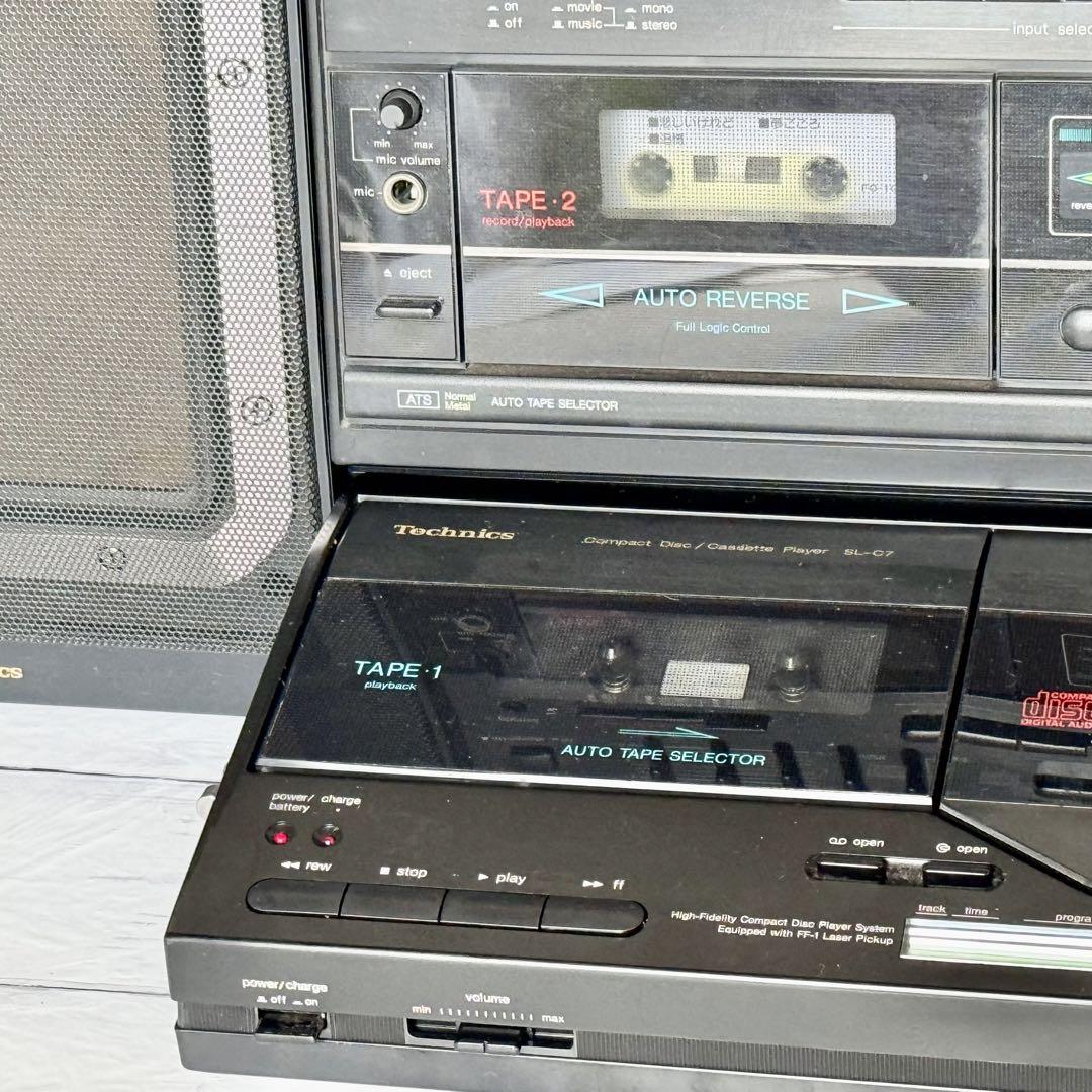 Technics ステレオCDラジカセシステム SA-C7セット