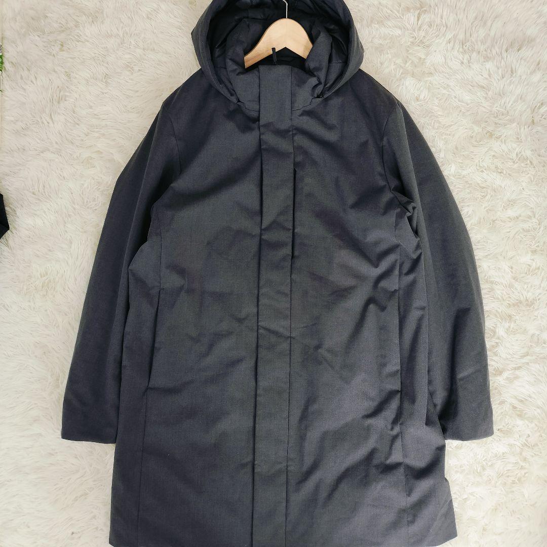 ⭐️極美品 UNIQLO ハイブリッドダウンコート グレー Lサイズ 美品 ☆UNIQLO ハイブリッドダウンコート グレー L 2023モデル
