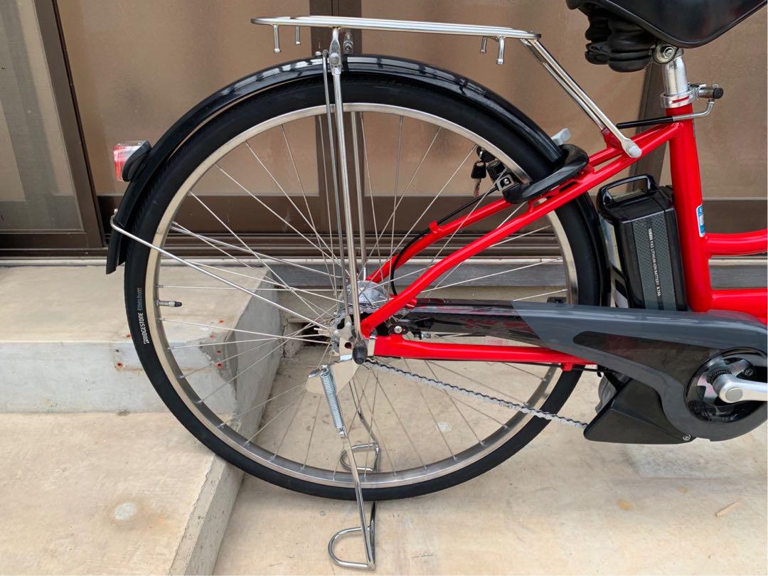 電動自転車 №6948 ヤマハ PAS CITY 27インチ レッド - メルカリ