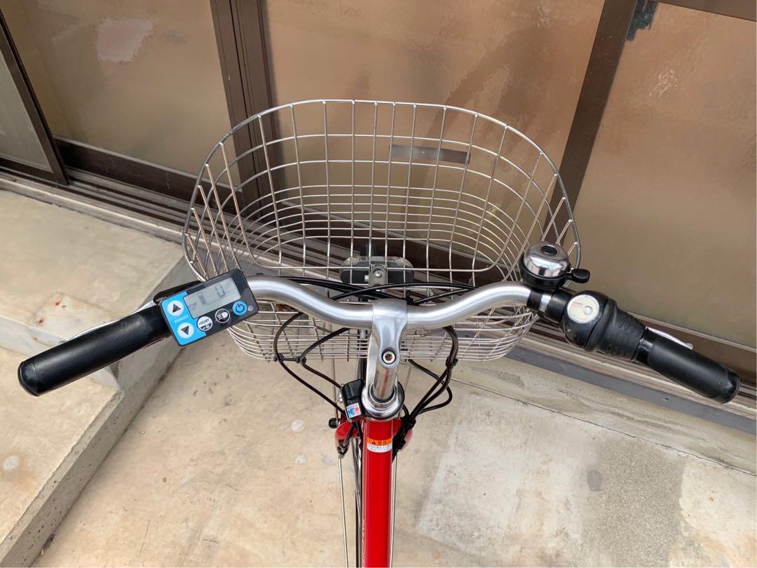 電動自転車 №6948 ヤマハ PAS CITY 27インチ レッド - メルカリ