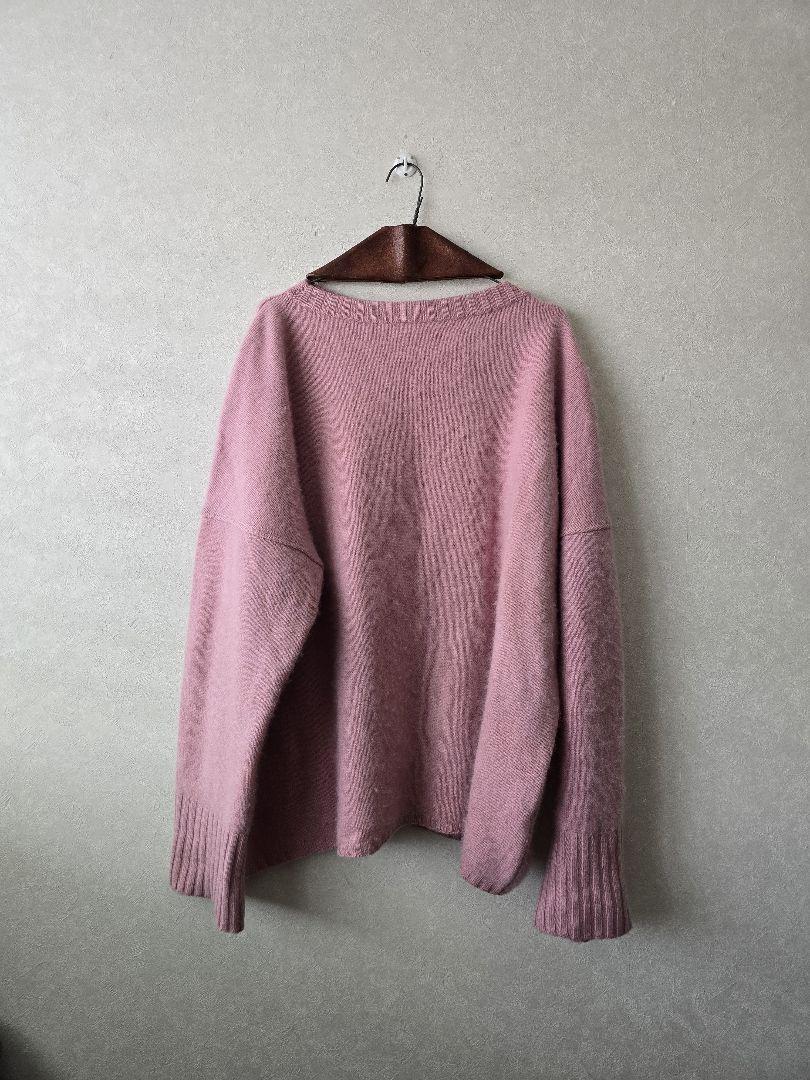 カシミヤガンジーセーターsize54