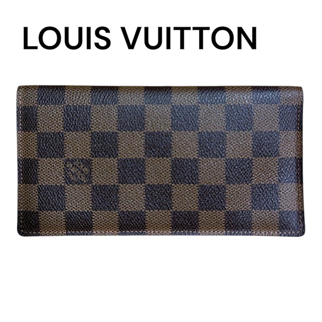 【美品】LOUIS VUITTON ダミエ 長財布