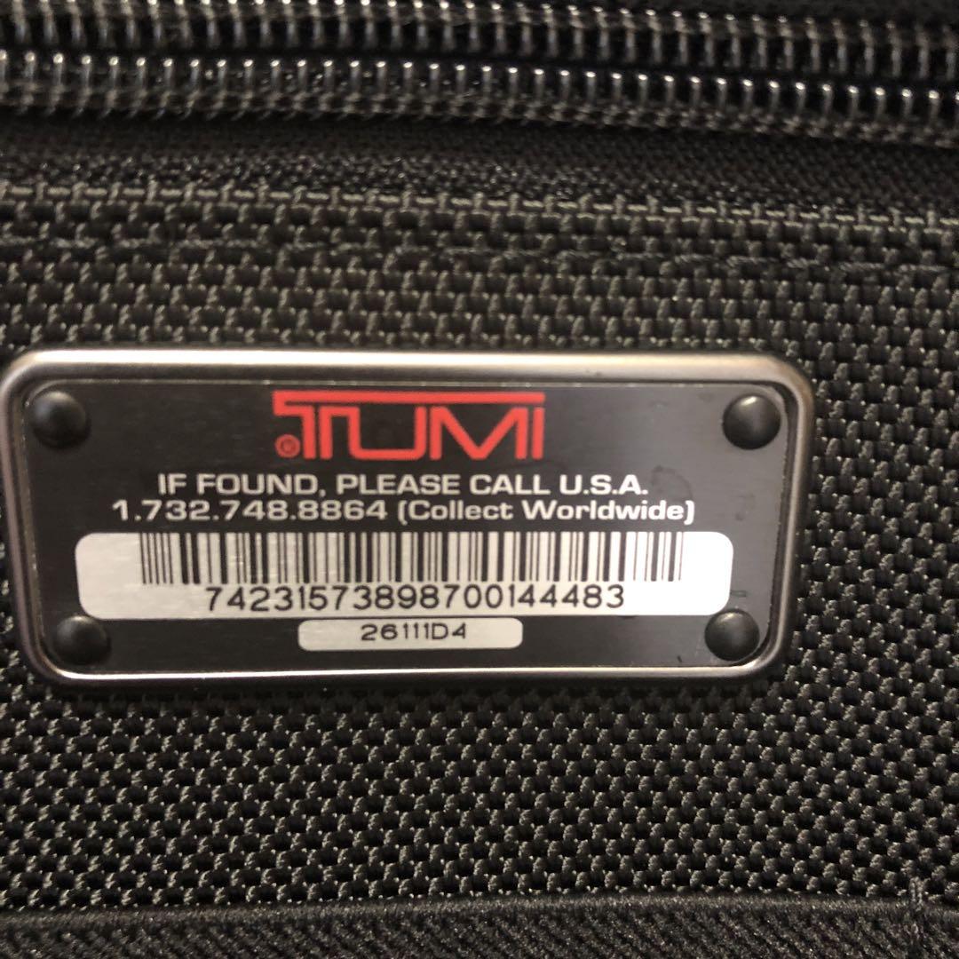 【未使用】TUMI 26111 ビジネスバッグ A4対応 ショルダーストラップ付