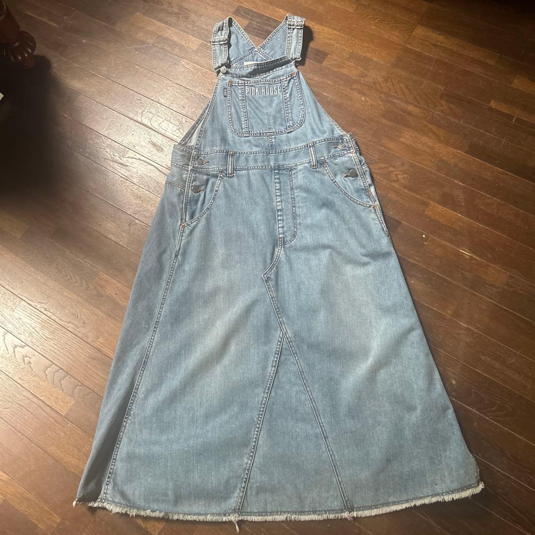 ピンクハウス　ジャンパースカート　デニム