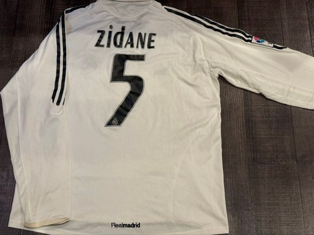 正規品 激レア RealMadrid zidane #5 長袖