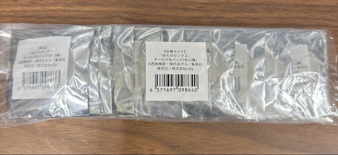 色づく世界の明日から 缶バッジ 12種セット 全種セットめだかボックスオーロラ缶バッジ(全12種)西尾維新