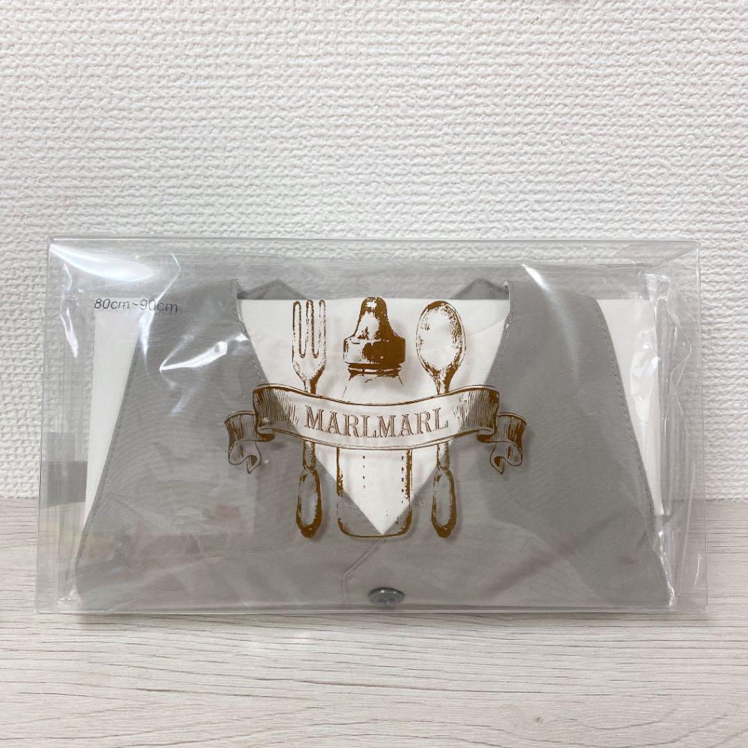 新品 MARLMARLマールマール ギャルソン エプロン 80〜90 【激安セール】 新品 MARLMARLマールマール ギャルソン エプロン 80〜90 【激安セール】