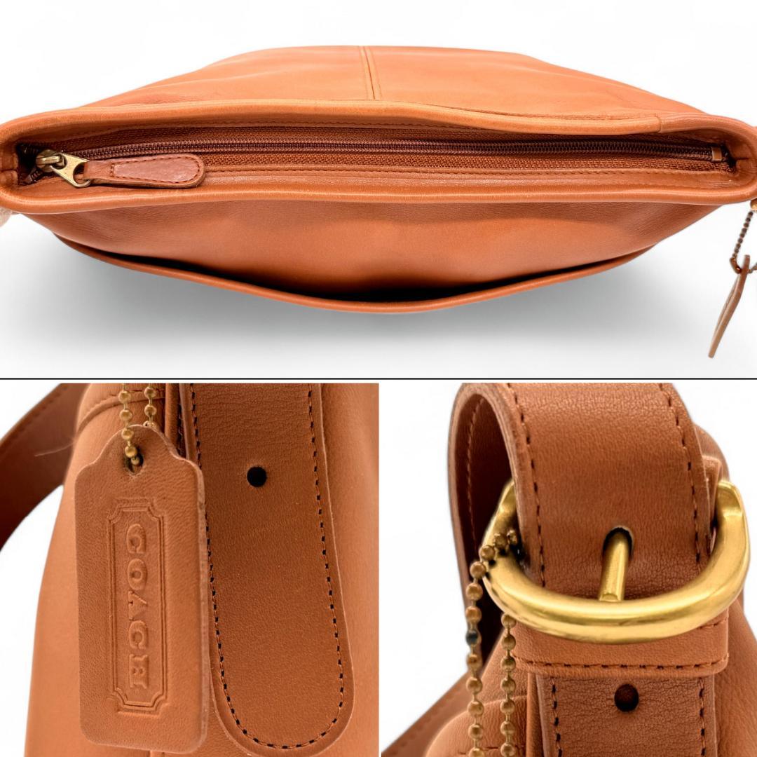 美品】COACH オールドコーチ キャメル ショルダーバッグ USA製