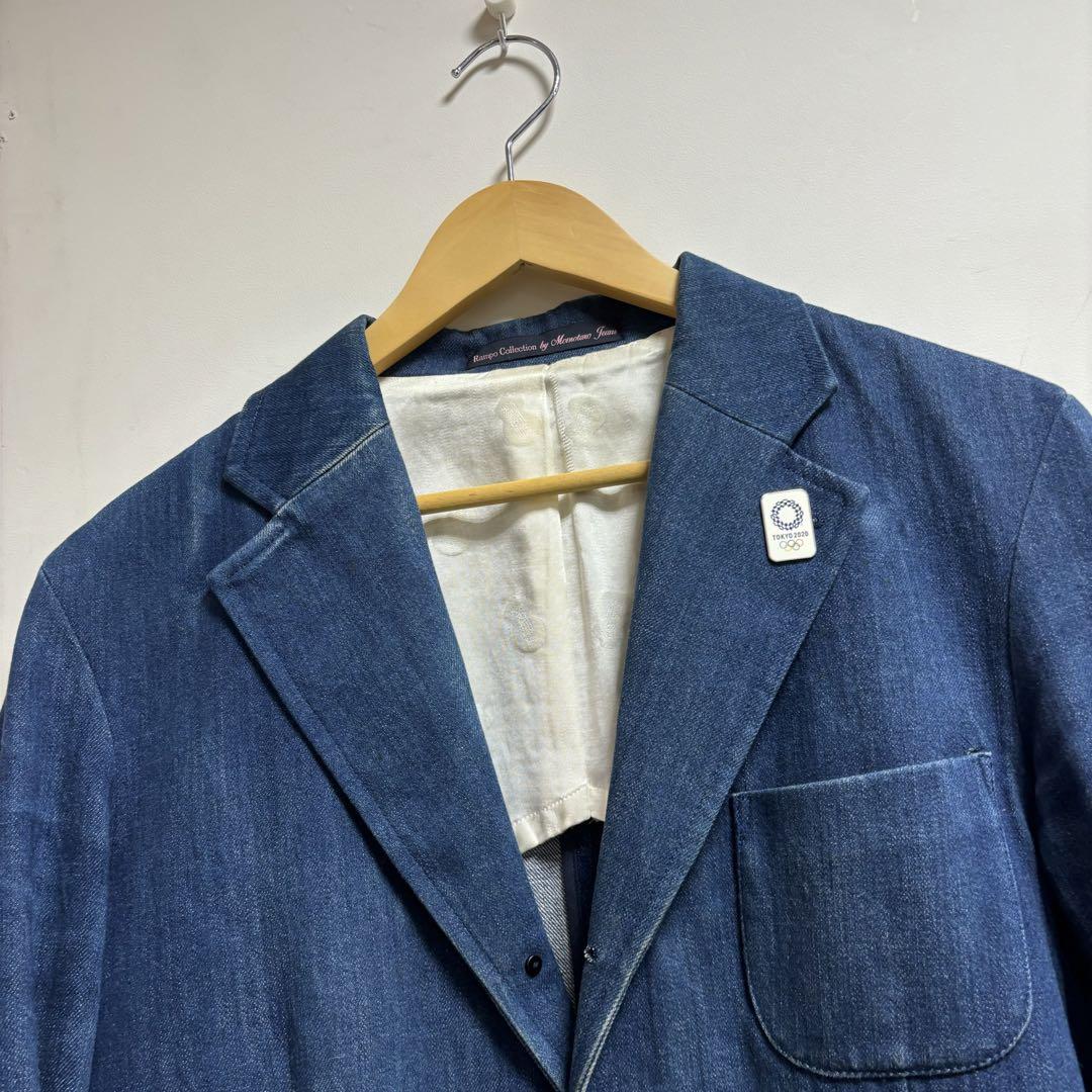 極美品　Momotaro Jeans デニムカバーオール　春コーデ