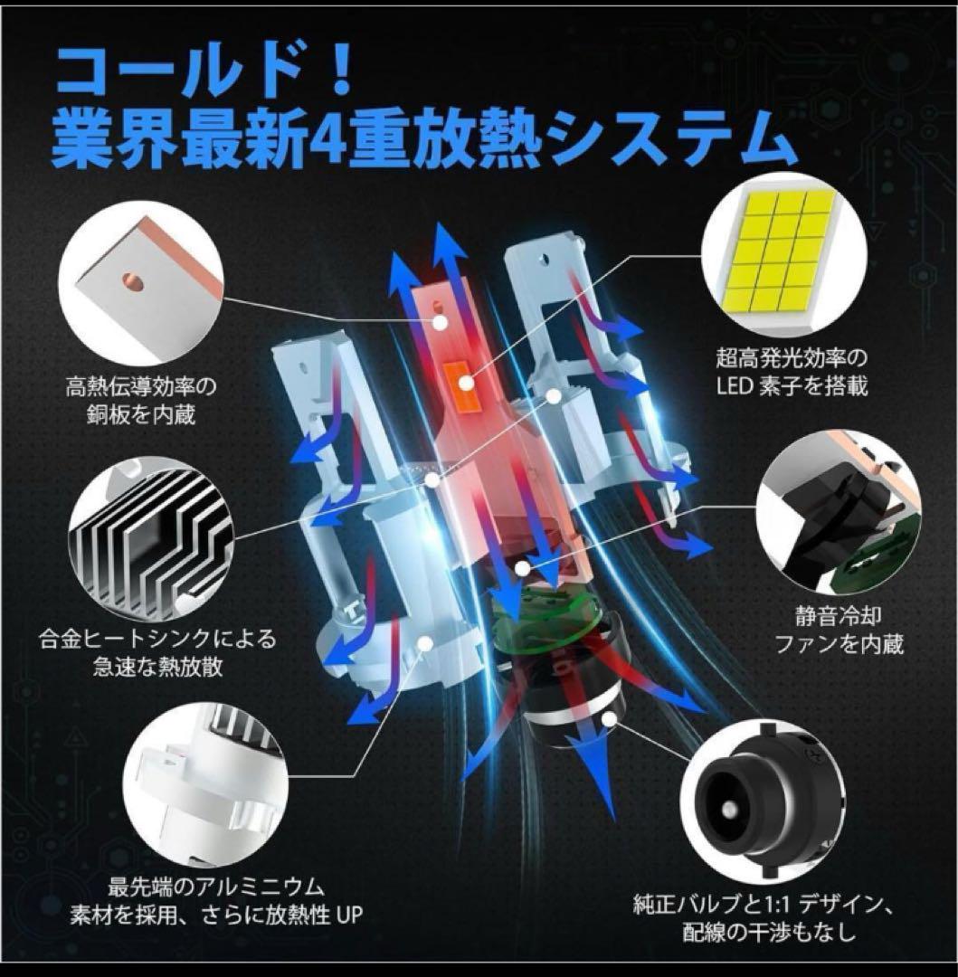 【車検対応】LEDヘッドライト D4S/D4R D2S/D2R 26000lm 車検対応】LEDヘッドライト D4S/D4R D2S/D2R 26000lm - パーツ