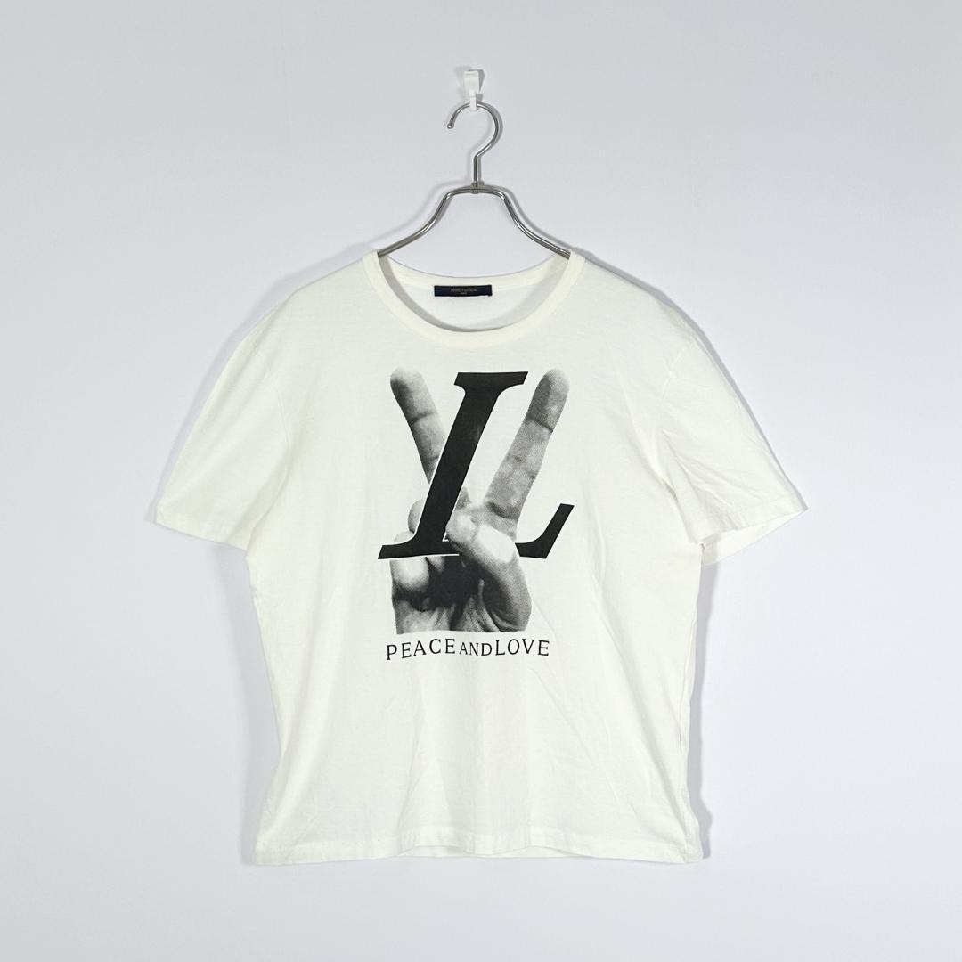 【美品】Louis Vuitton ピースアンドラブ Tシャツ 美品】Louis Vuitton ピースアンドラブ Tシャツ - メルカリ
