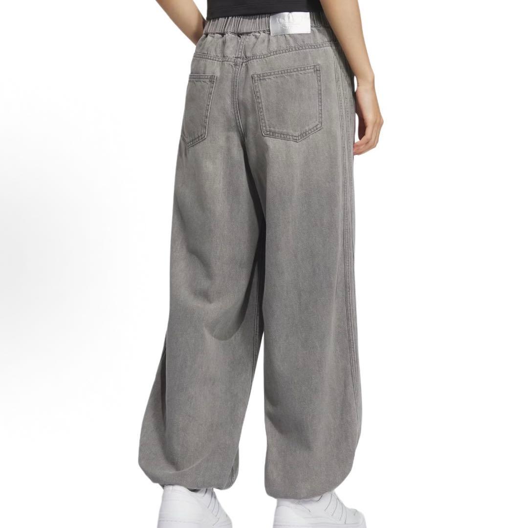 新品L adidasジョガーパンツ　グレー レディース　KC5839