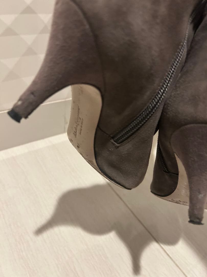 スエード ロングブーツ22.5cm