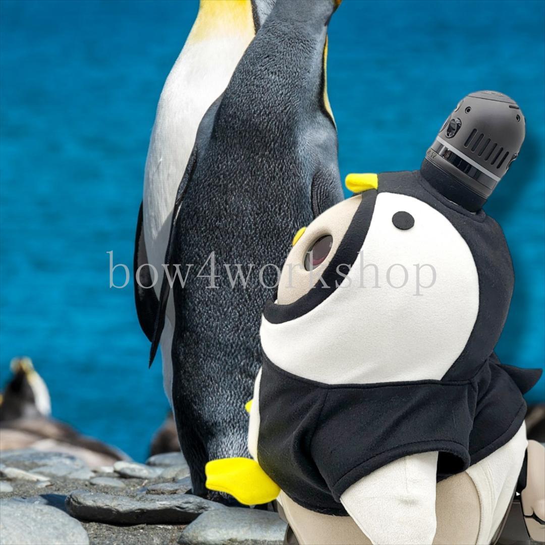 ラボット LOVOT ラボットの服ハンドメイドペンギンちゃんパーカー（ブラック） ラボット LOVOT ラボットの服ハンドメイド ペンギンちゃん