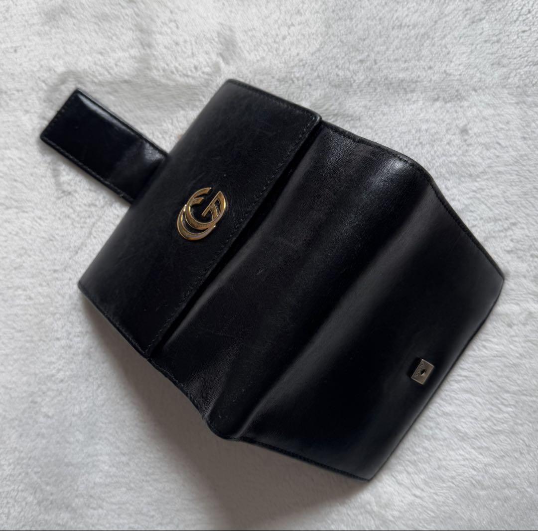 GUCCI グッチ GGマーモント 二つ折り財布 メンズ レディース 財布　中古