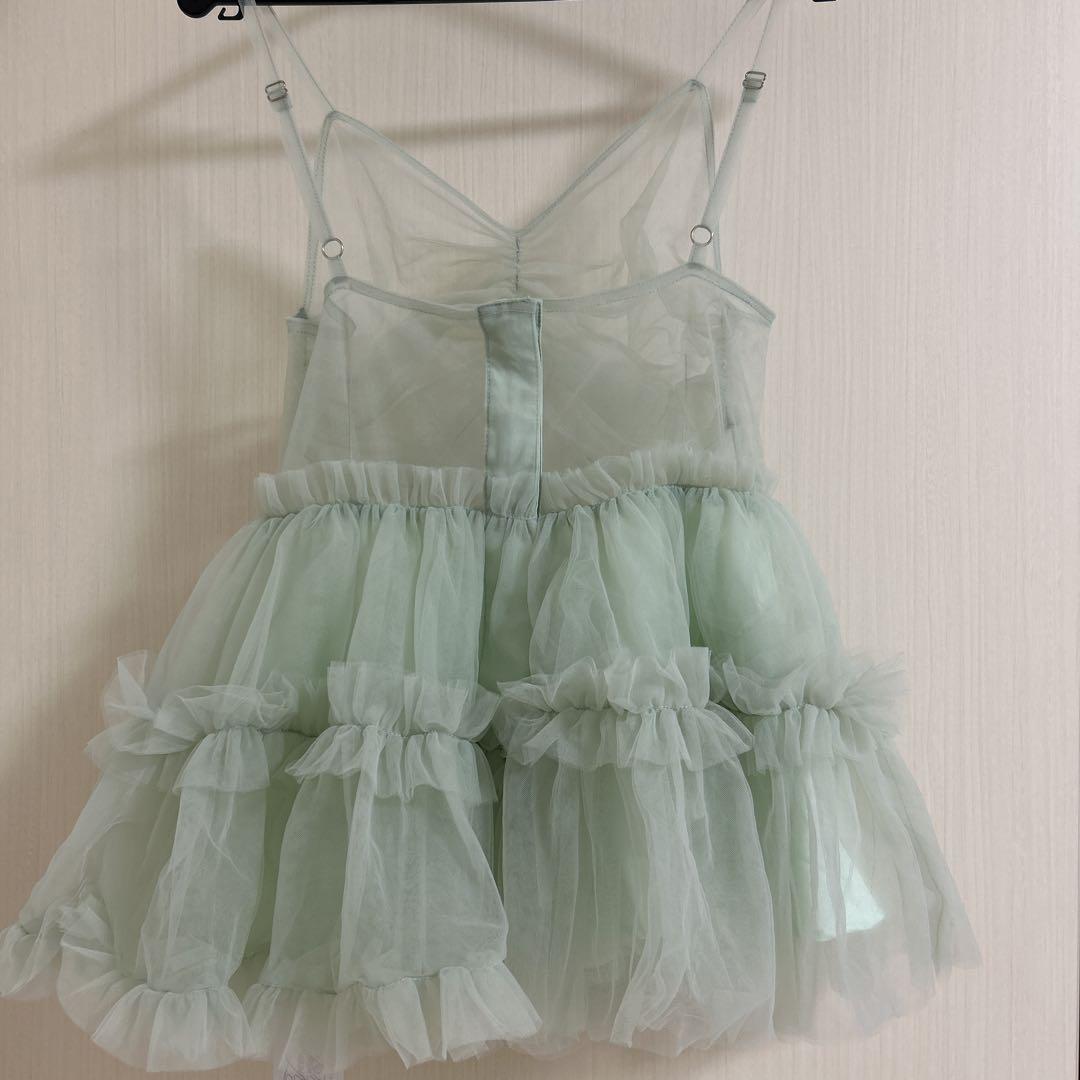 treat ürself fairy tulle peplum mint