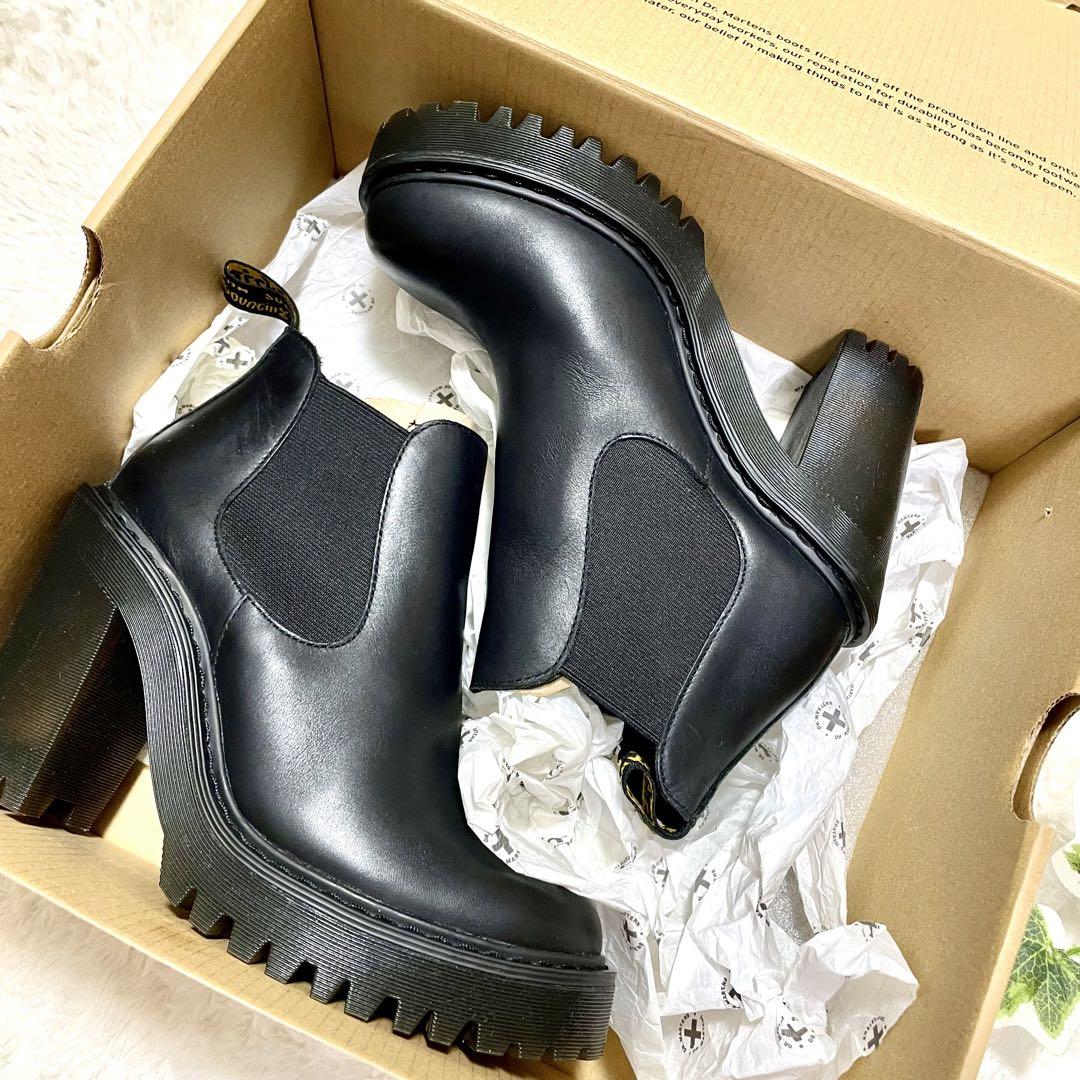 箱付き Dr.Martens ドクターマーチン HURSTON サイドゴアブーツ