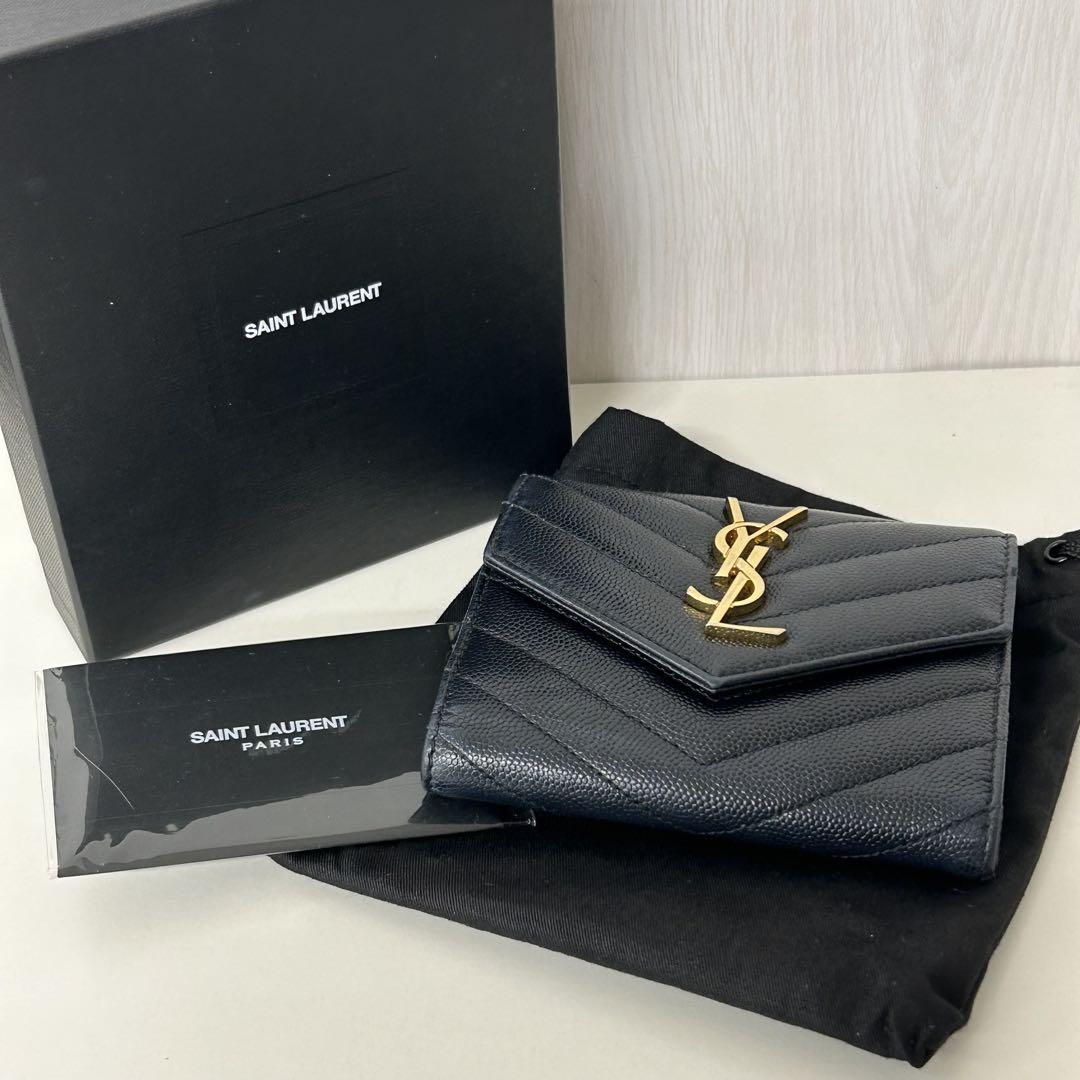 サンローラン 403943 三つ折り財布 コンパクト財布