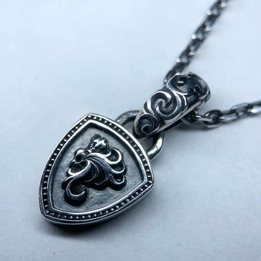 ライオンハート HOWL フレームドハウルネックレス シルバー 925 燻LION HEART