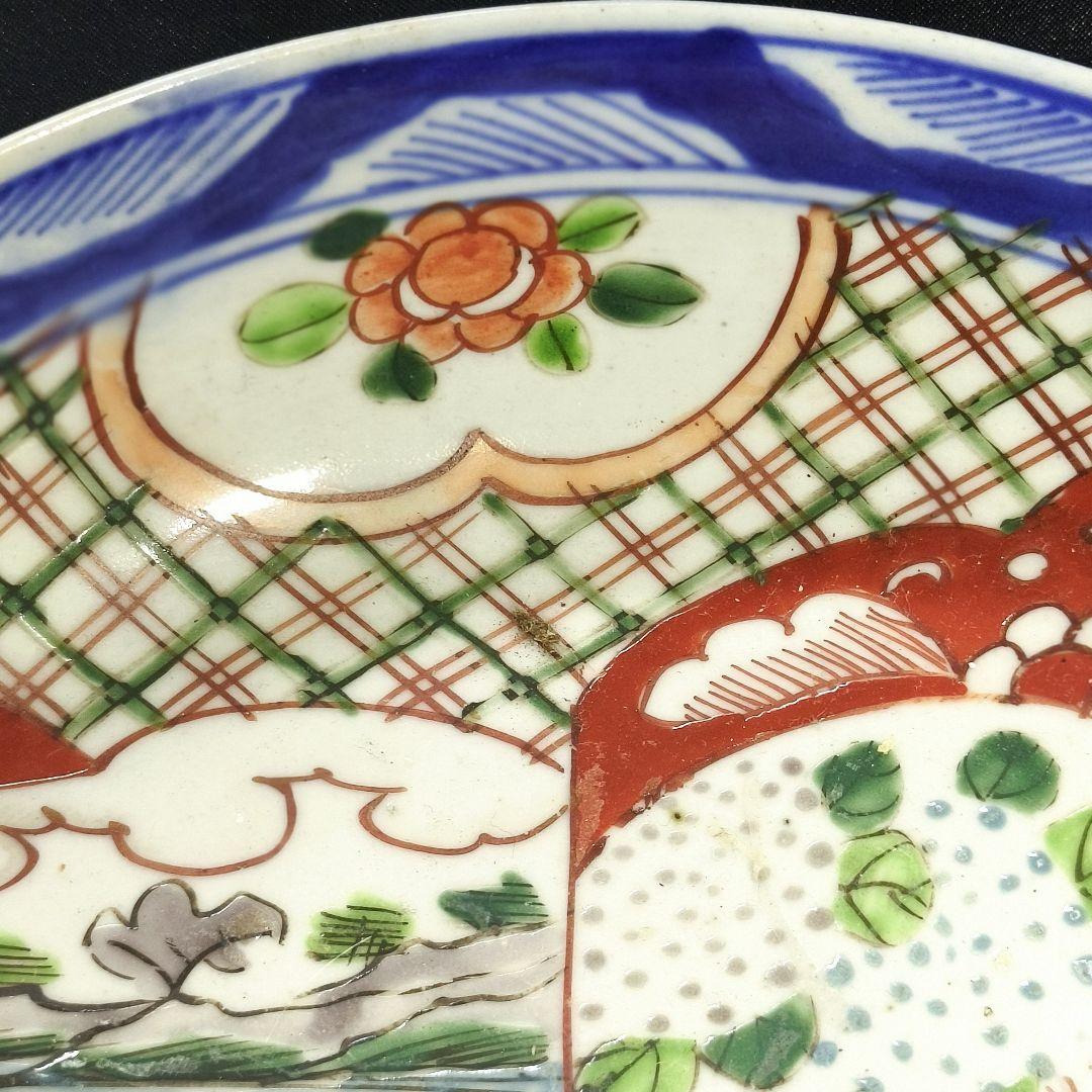 古伊万里 染付け中皿 山水図 手描き 旧家蔵出 明治骨董 未使用美品 蒐集家放出 古伊万里 染付け中皿 山水図 手描き 旧家蔵出 明治骨董 未使用美